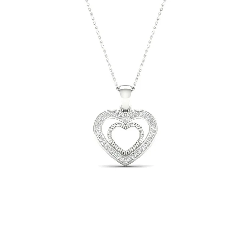 10K 0.09ct Diamond Pendant