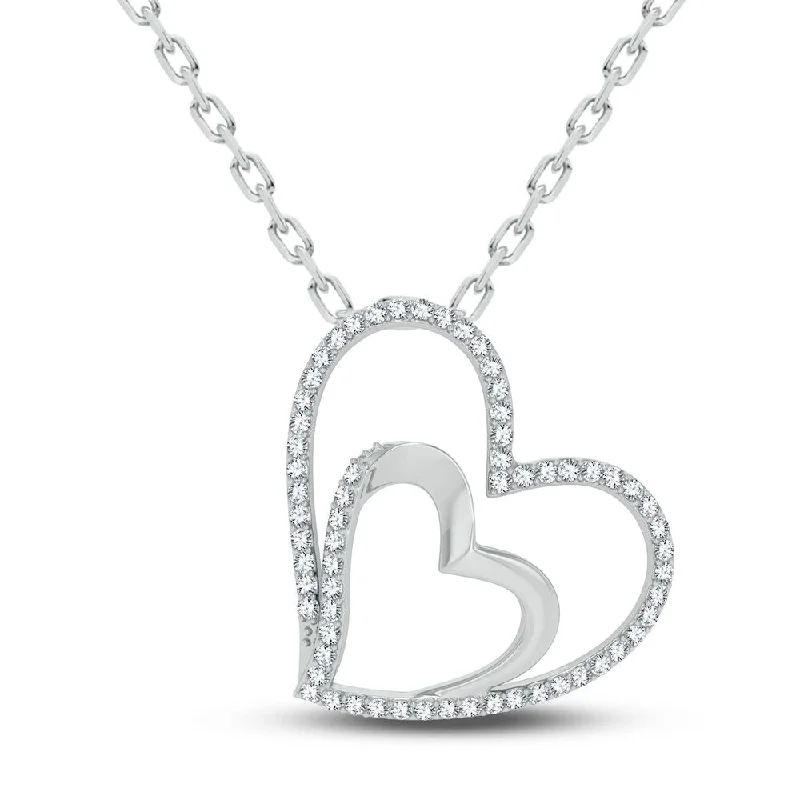 10K 0.10CT DIAMOND PENDANT