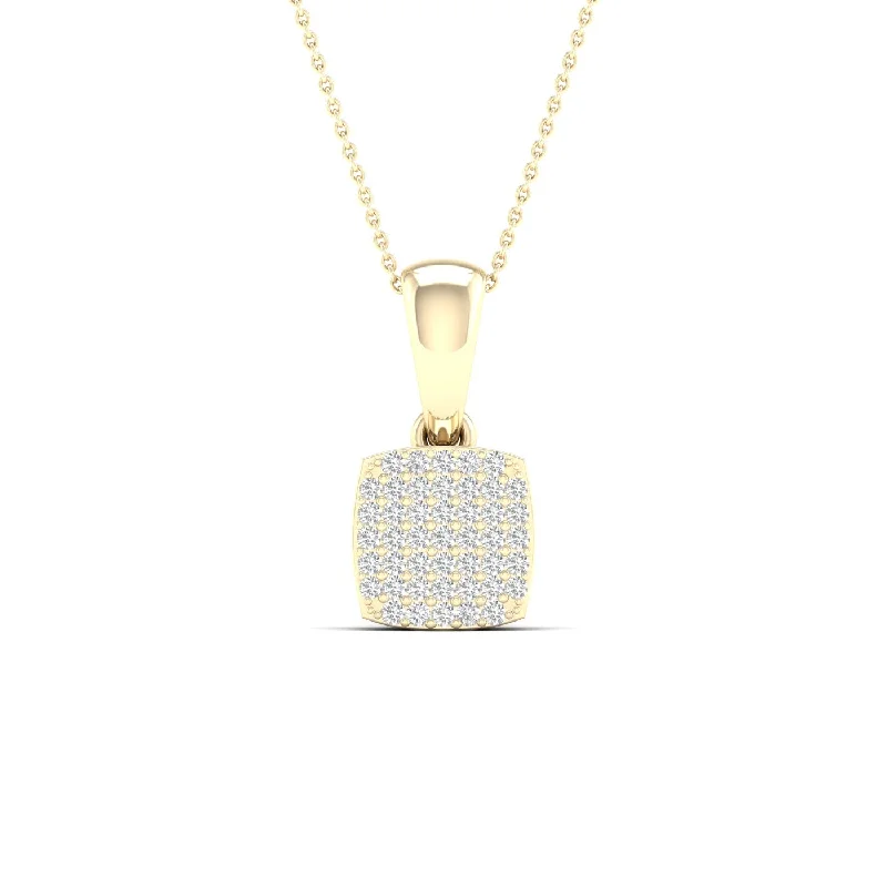 10K 0.12CT Diamond Pendant