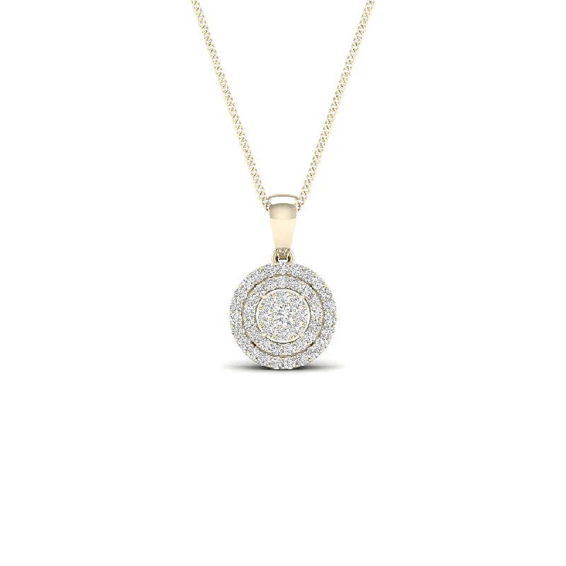 10K 0.13CT Diamond Pendant