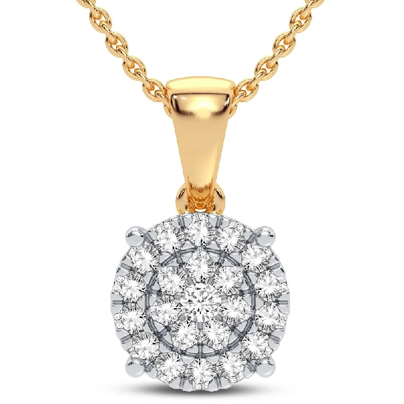 10K 0.15CT DIAMOND PENDANT