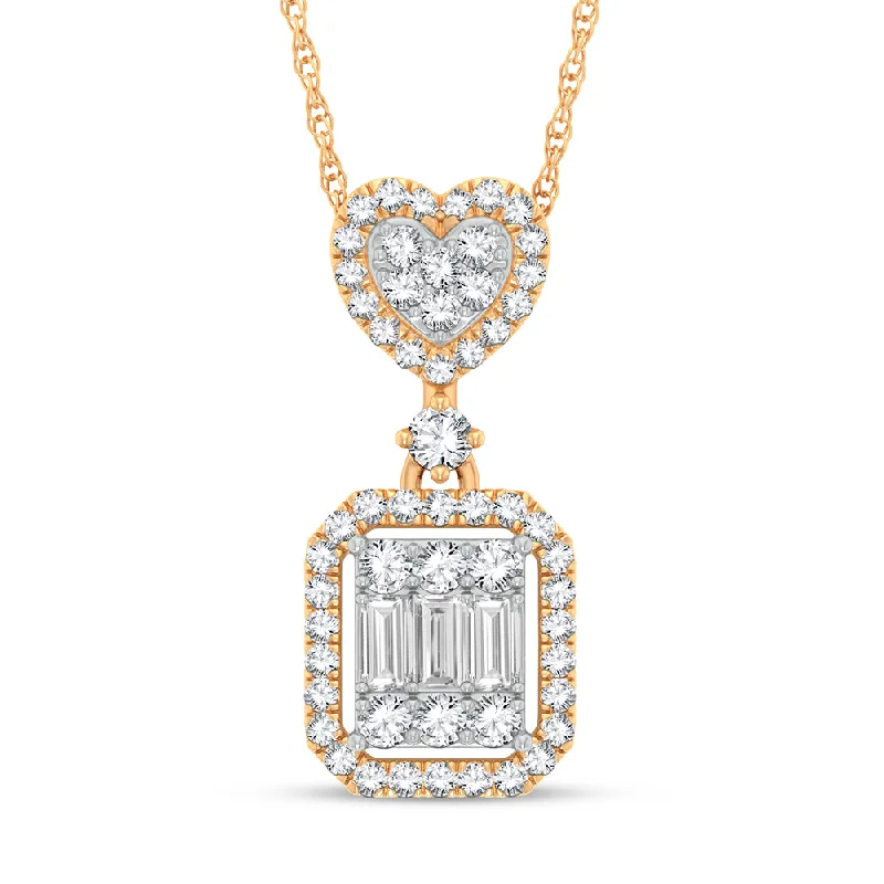 10K 0.35ct Diamond Pendant