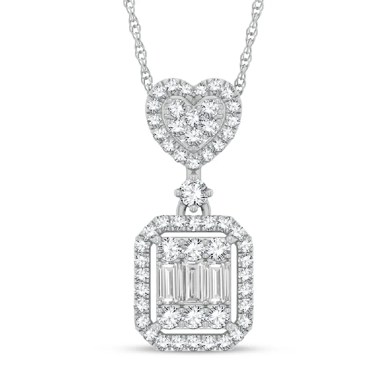 10K 0.35ct Diamond Pendant