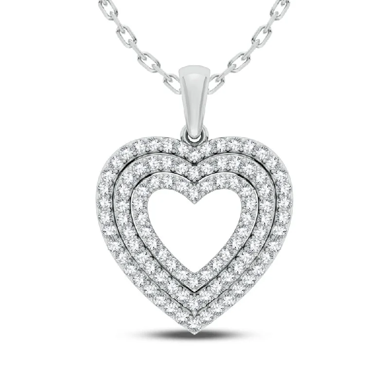 10K 0.50CT DIAMOND PENDANT