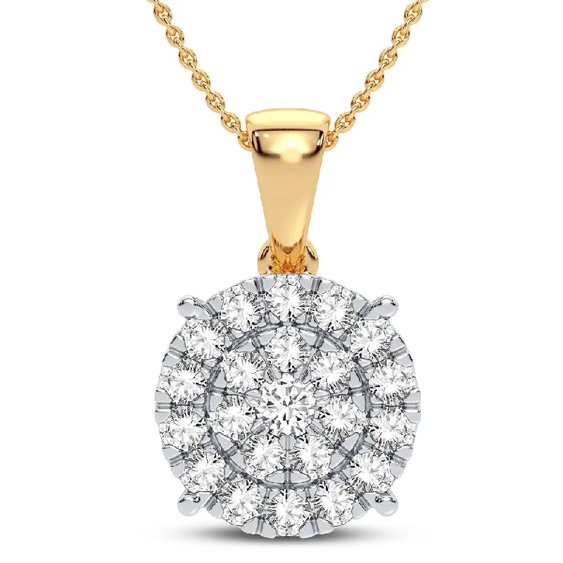 10K 0.75CT DAIMOND PENDANT