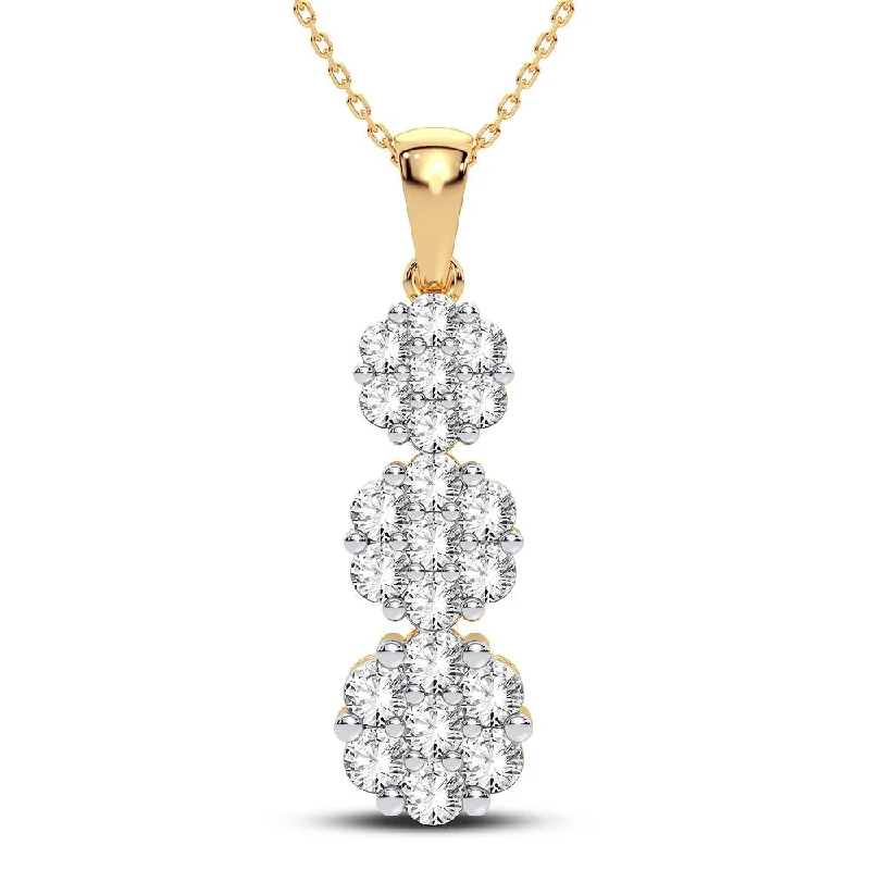 10K 1.37CT Diamond Pendant