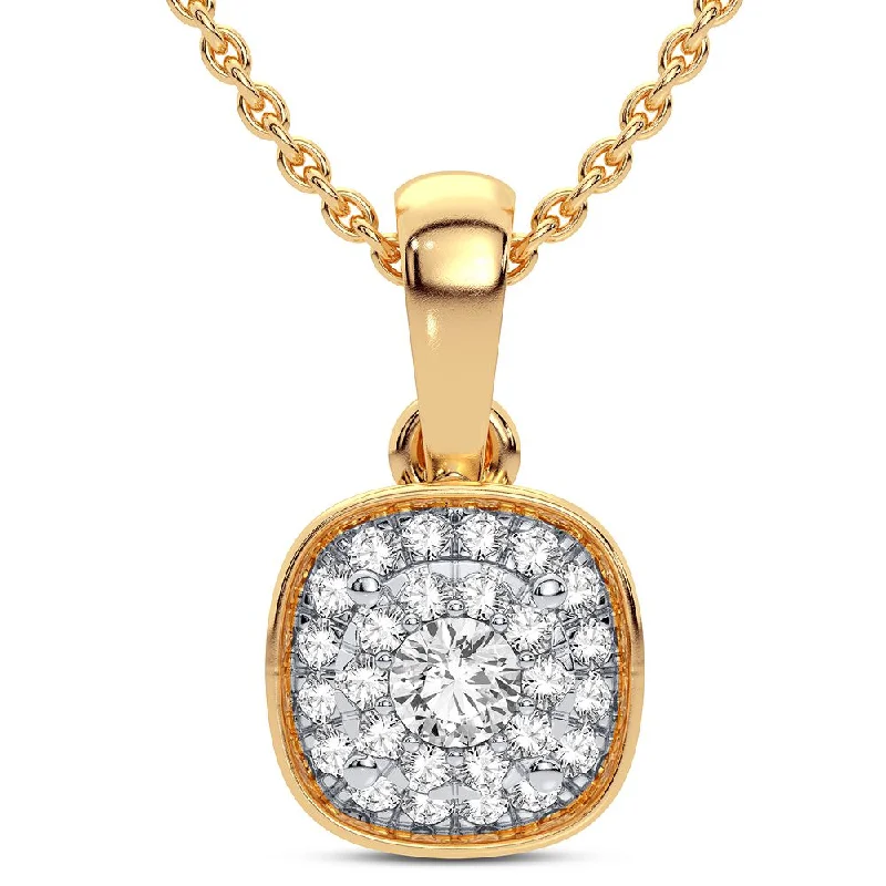 14K 0.13CT Diamond Pendant