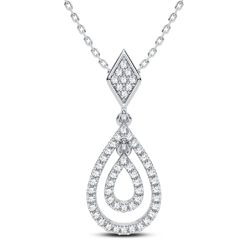 14K 0.19CT DIAMOND PENDANT