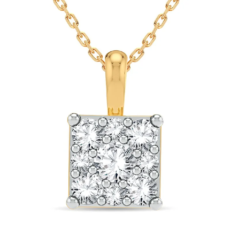 14K 0.23CT Diamond Pendant