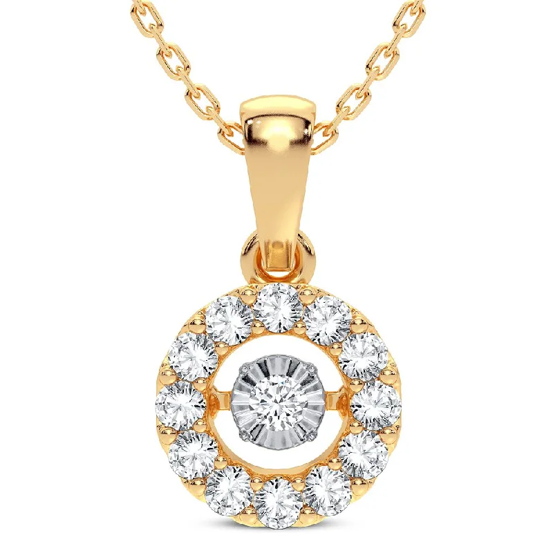 14K 0.25CT DIAMOND PENDANT