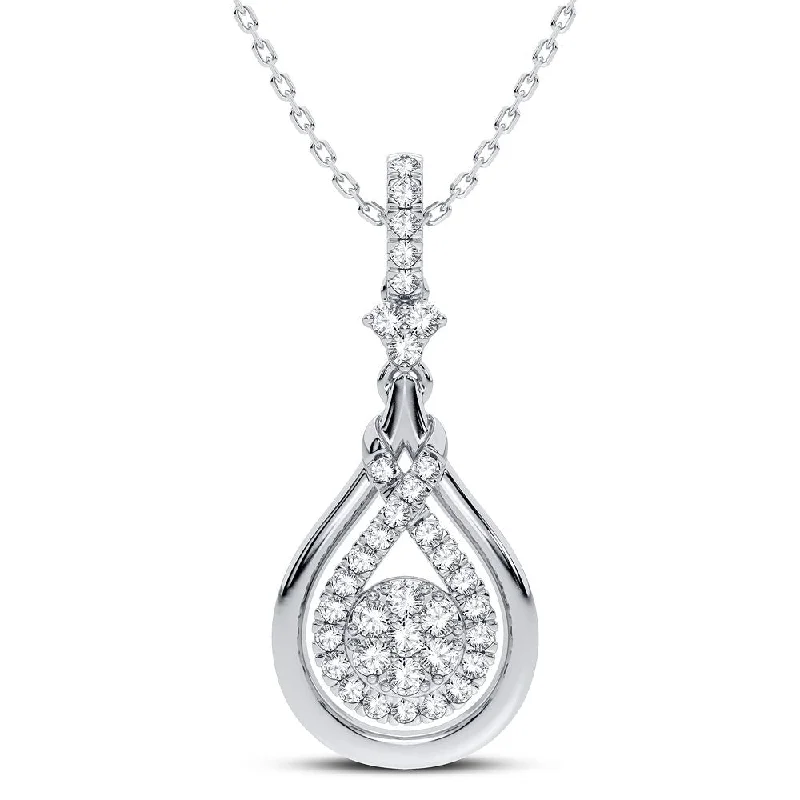 14K 0.33CT DIAMOND PENDANT