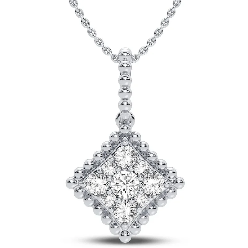 14K 0.40CT DIAMOND PENDANT