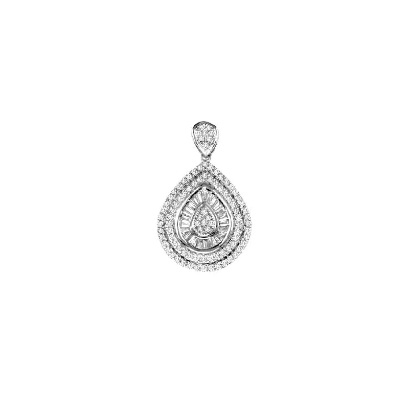 14K 0.40CT Diamond Pendant