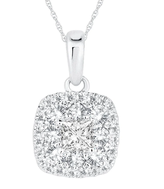 14k 0.50ct Diamond Pendants