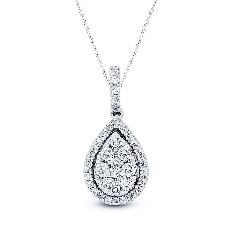 14K 0.70ct Diamond Pendant