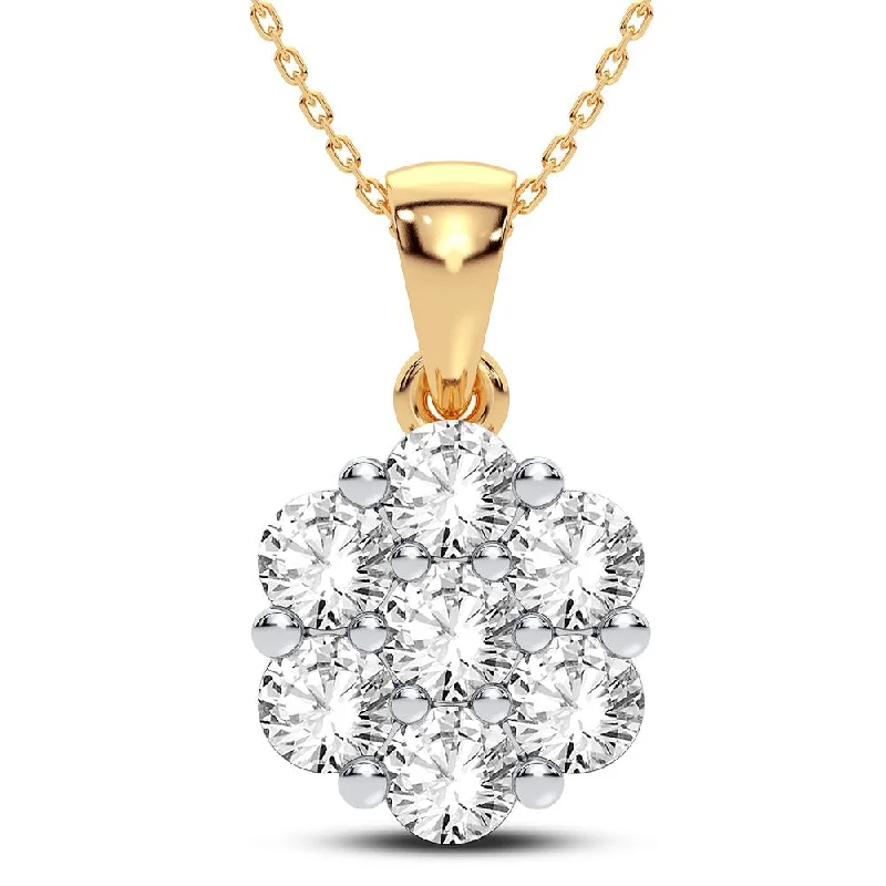 14K 0.75CT Diamond Pendant