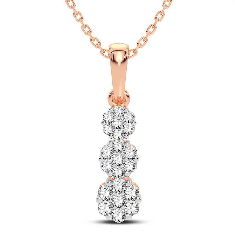 14K 1.00CT Diamond Pendant