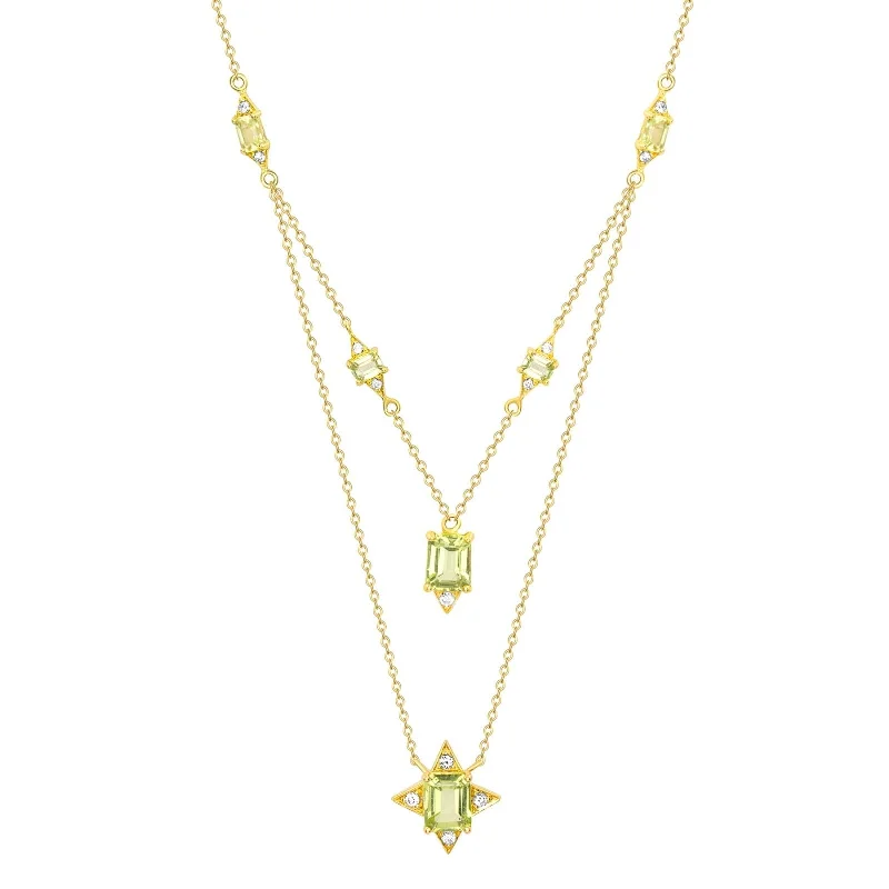 Augustina Peridot Necklace