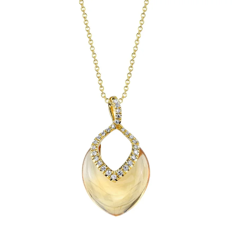 Brilliant Necklace Citrine