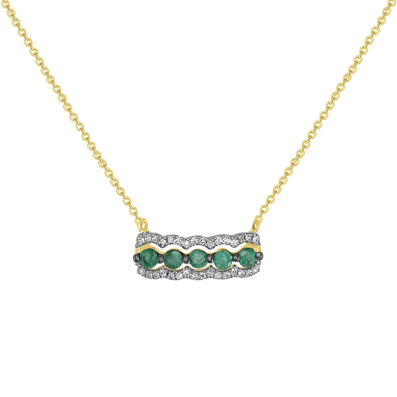 Emma Necklace Emerald