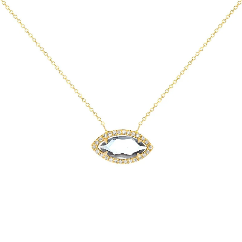 Eyelight Swiss Blue Topaz Necklace