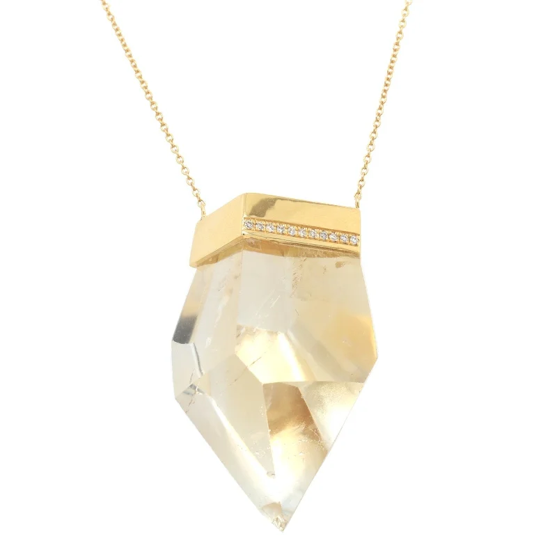 One of a Kind Citrine Necklace