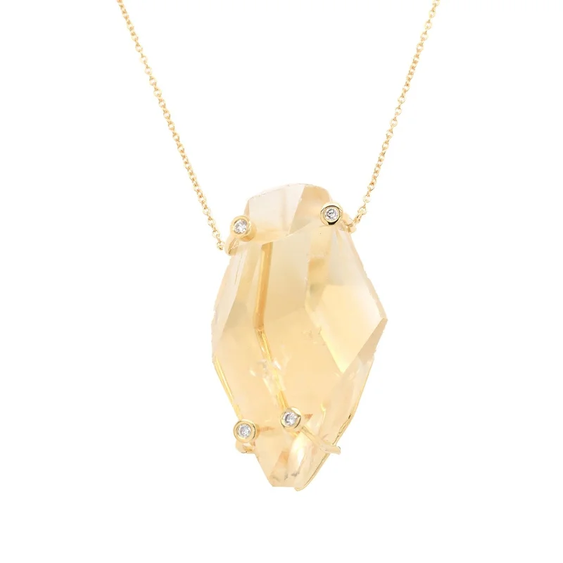 One of a Kind Citrine Necklace