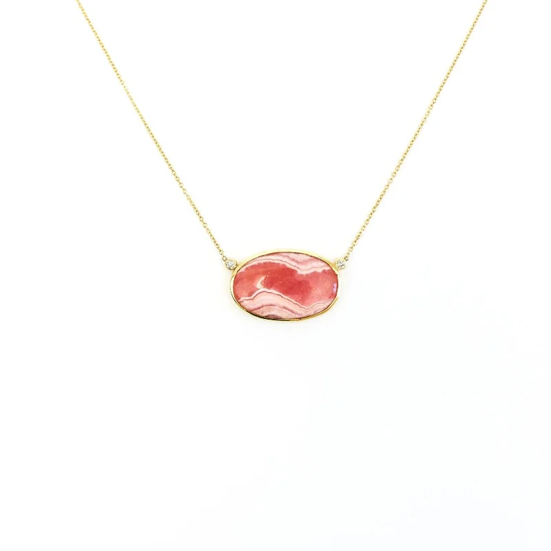 One of a Kind Rhodochrosite Necklace