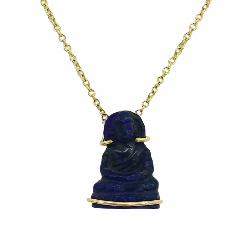 One of a Kind Sugilite Buddha Necklace