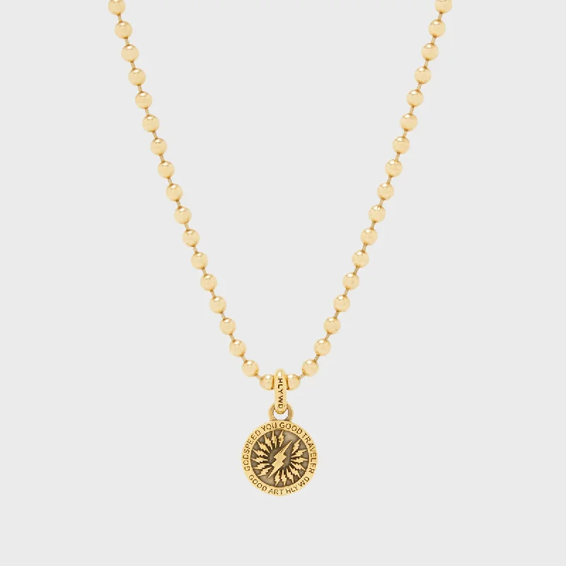 Saint Christopher Pendant | Shazam! - 22K Yellow Gold - AA