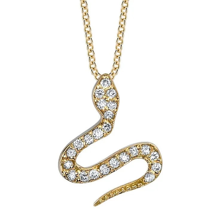 Snake Necklace Diamond Necklace