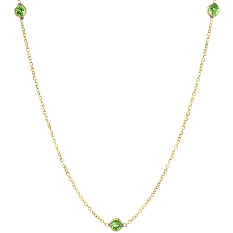 Three Emerald Necklace