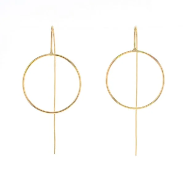 Gold Halo Earrings