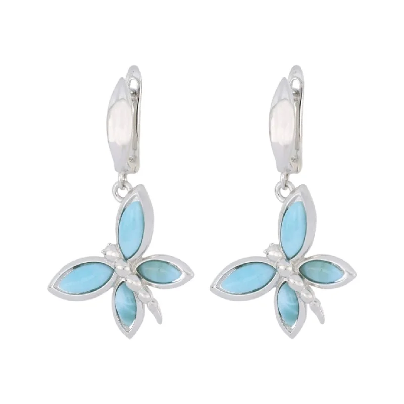 Larimar Earrings