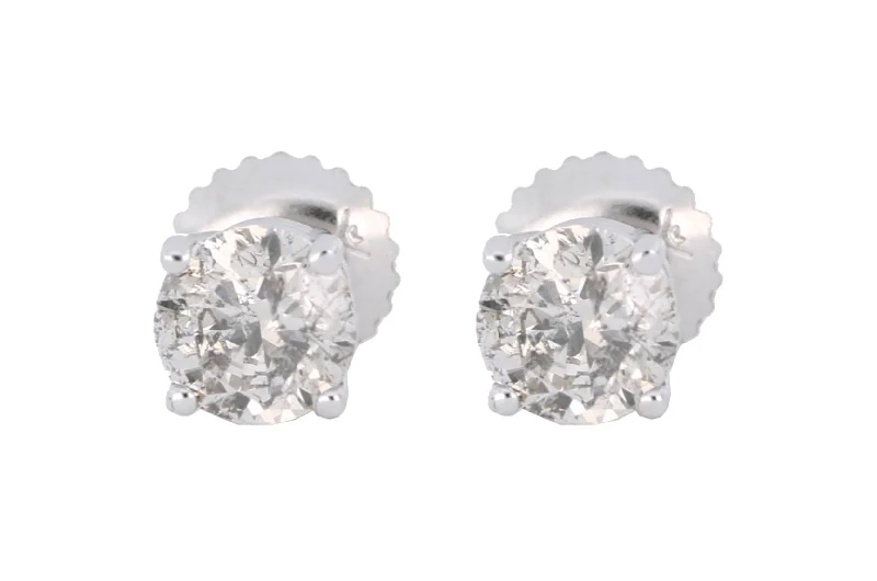 White Diamond Ladies Earrings (White Diamond 1.2 cts.)