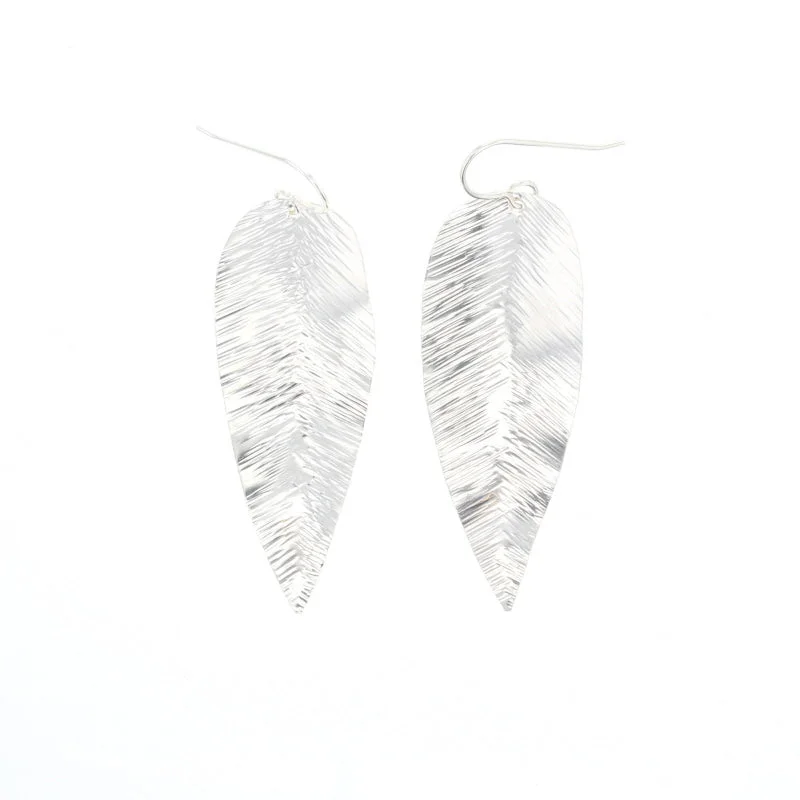 Silver Fern Earrings