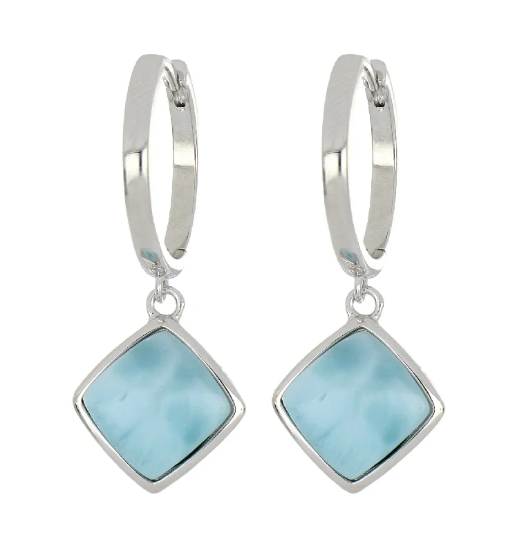 Larimar Earrings