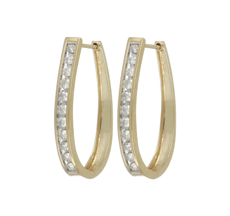 White Diamond Ladies Earrings (White Diamond 0.483 cts.)