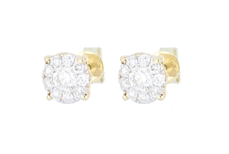 White Diamond Ladies Earrings (White Diamond 1.20 cts.)