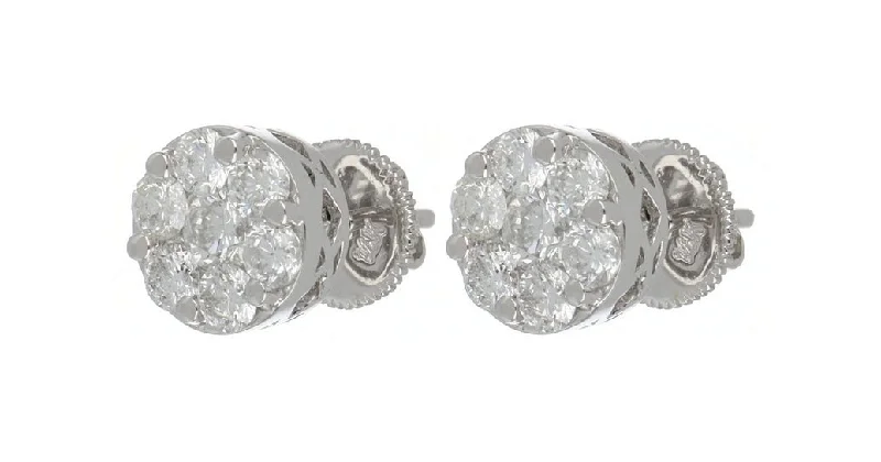 White Diamond Ladies Earrings (White Diamond 1.5 cts.)