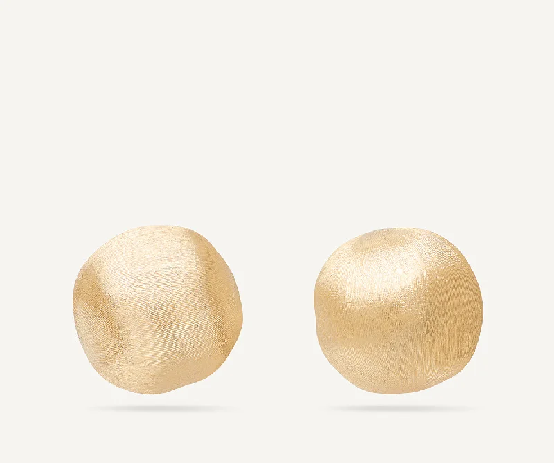 18K Yellow Gold Stud Earrings