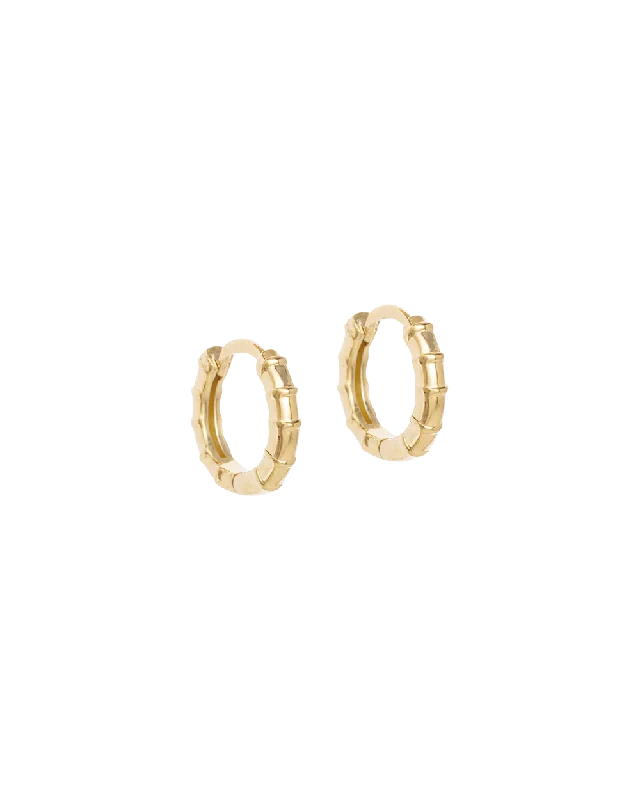 DECO HOOPS (18K GOLD PLATED)