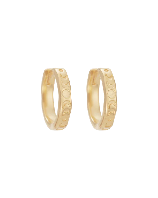 ECLIPSE HOOPS (18K GOLD PLATED)