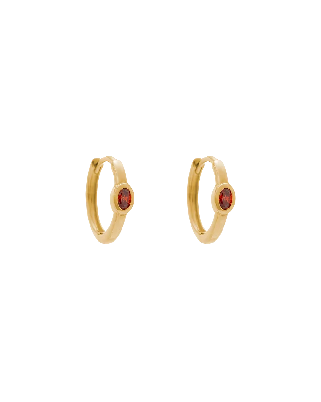 EMBER HOOPS (18K GOLD PLATED)