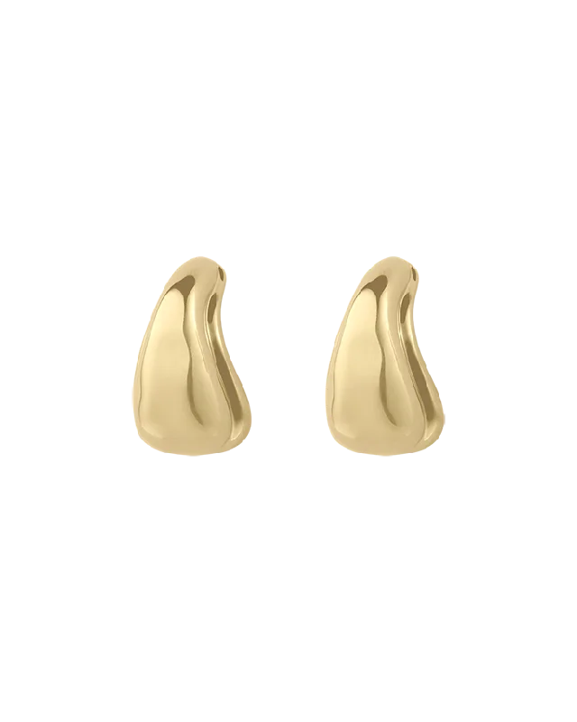 FLOAT OVERSIZED STUDS (18K GOLD PLATED)