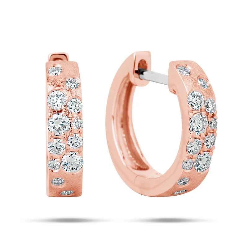 Diamond Confetti Hoops