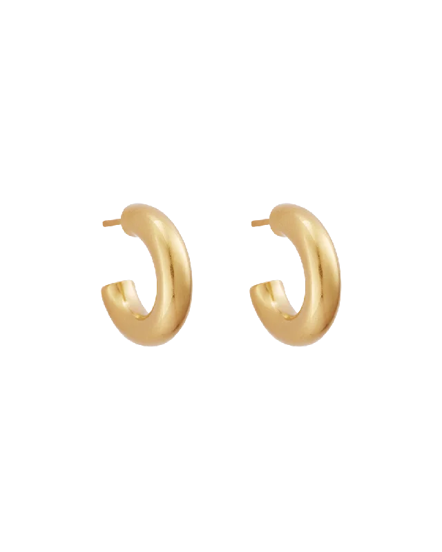 JARDIN HOOPS MEDIUM (18K GOLD PLATED)