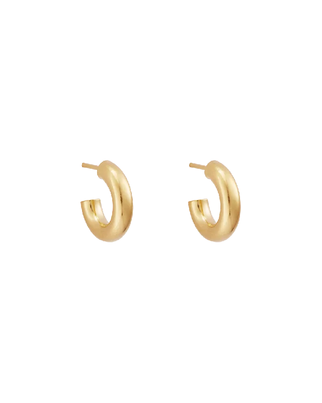 JARDIN HOOPS SMALL (18K GOLD PLATED)