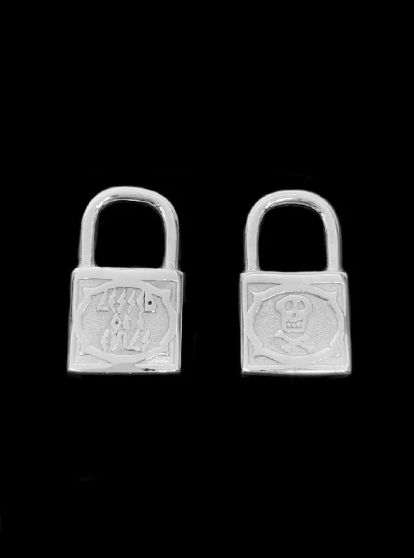 Lock Stud Earrings