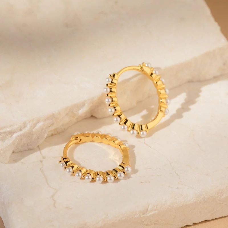 Malik Pearl Hoops